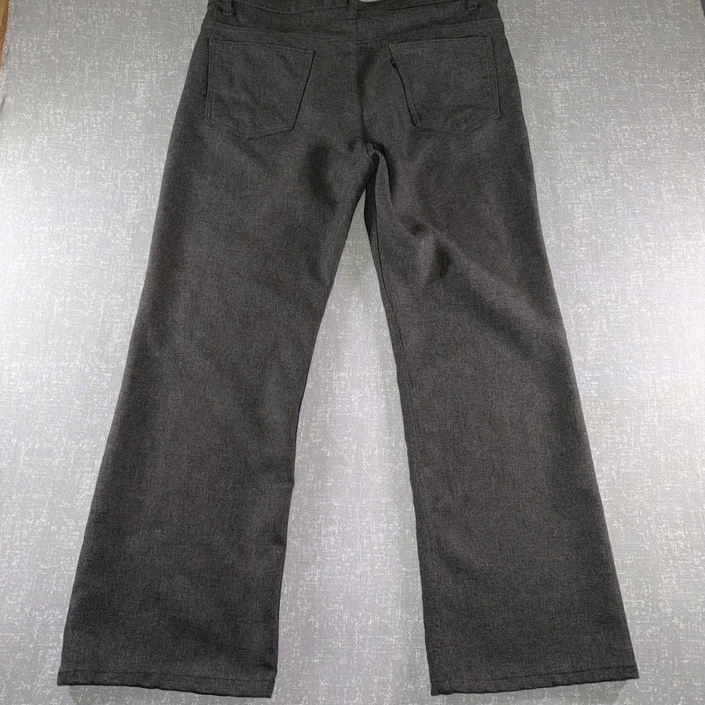 Levis Jeans Mens 35x32 Gray 80s Sta-Prest Denim Regular Fit Straight Leg Casual